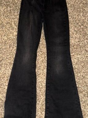 Free People Black Flare Jeans